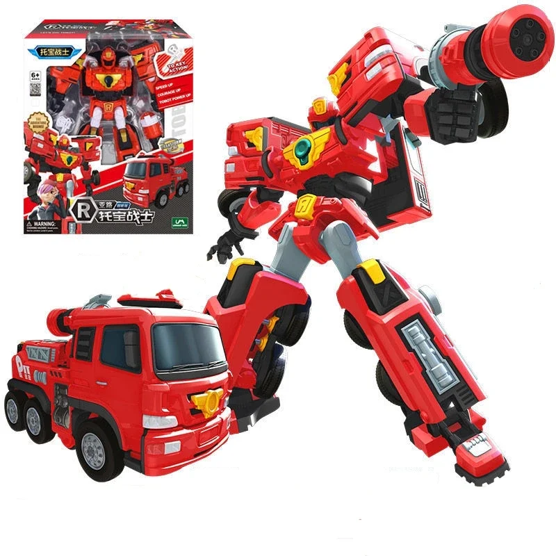 In Stock ABS Tobot Transforming Robot Toy Korean Cartoon Brothers Animation Transforming Car Plane Toy Children's Gift