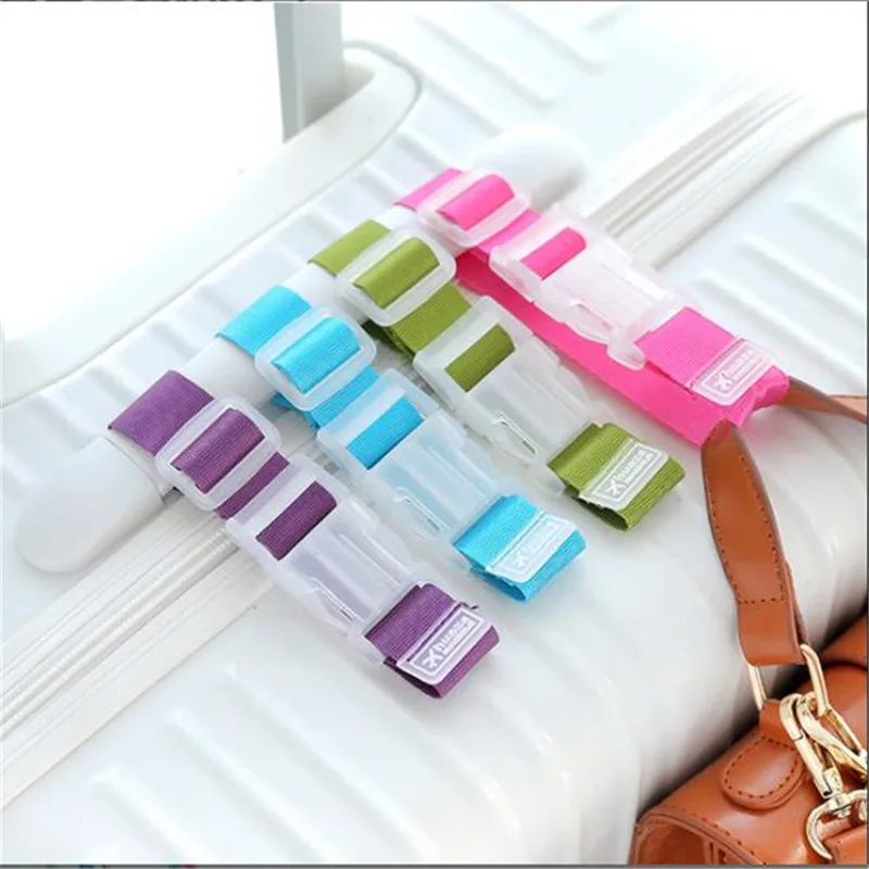 1pcs Adjustable Luggage Straps Suitcase Straps Nylon Travel Bag Belt Travel Accessories