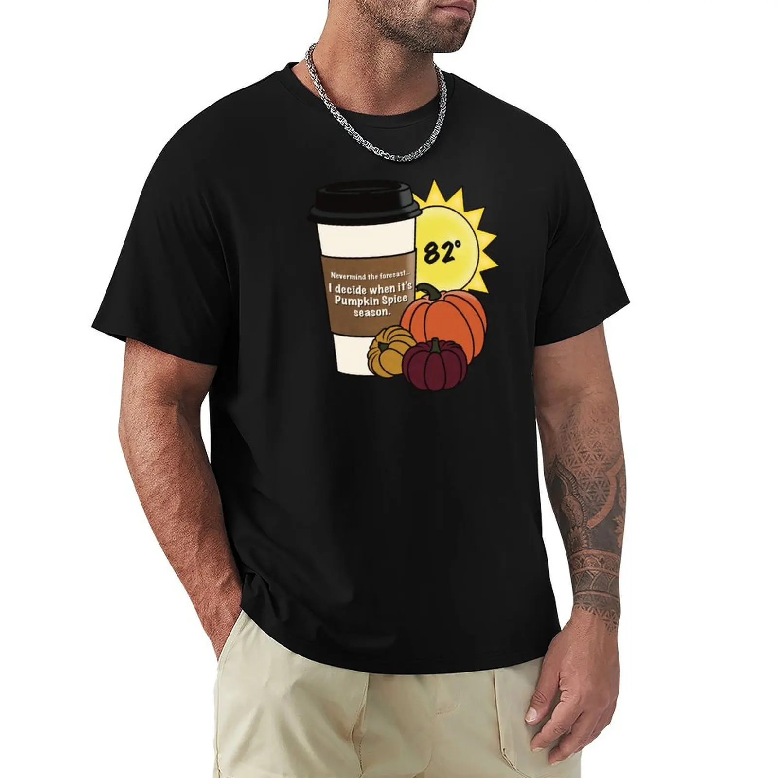 I Decide When It’s Pumpkin Spice Season T-Shirt funnys customs mens clothes