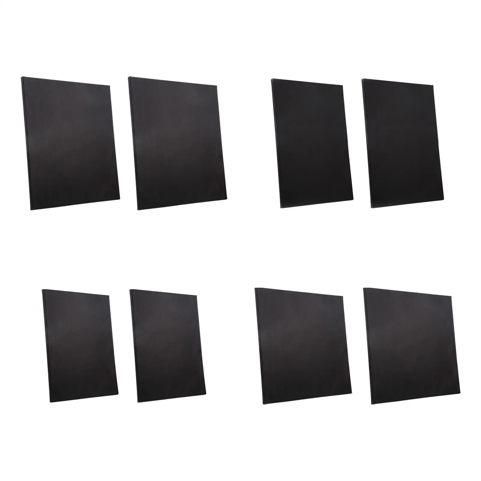2 ชิ้นบอร์ดกรอบยืดสีดำ, ภาพวาดแผง, กรอบไม้, สำหรับงานฝีมือสีน้ำ