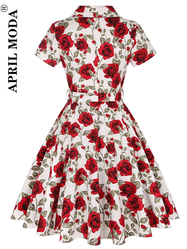 Vintage Pinup Hepburn Style 60s Floral Gown Party Rockabilly Dress Female Elegant Turn Down Collar Women White 50S Swing Dresses - AliExpress 200000345 Vintage Pinup Hepburn Style 60s Floral Gown Party Rockabilly Dress Female Elegant Turn Down Collar Women White 50S Swing Dresses - AliExpress 200000345