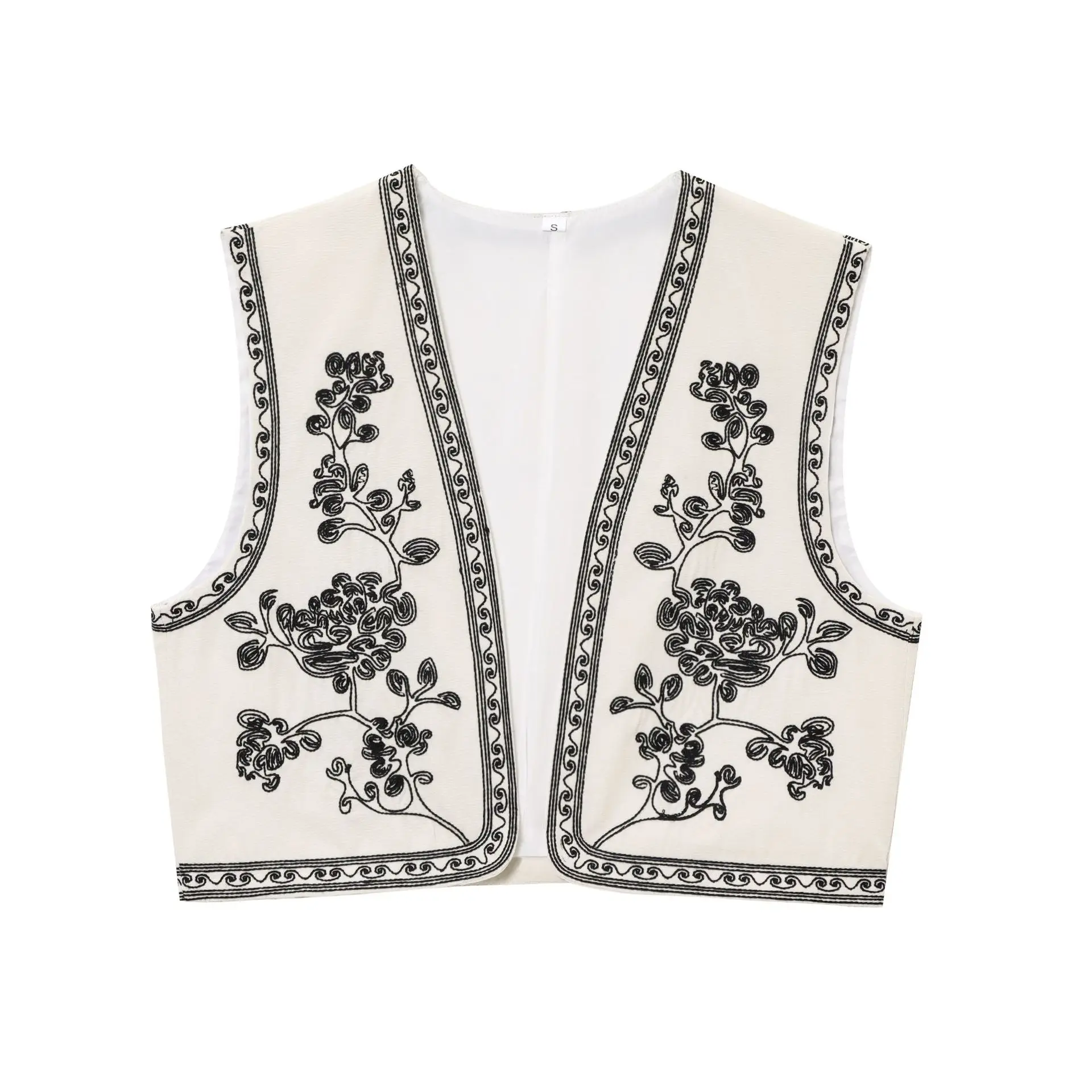 

Summer New Women's Sleeveless Embroidered Vest Fashion Casual Versatile Outerwear European And American Style Wholesale