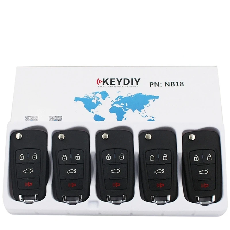 5PCS X Multi-functional Universal Remote Key for KD900+ URG200 KD-X2 NB-Series KEYDIY NB11 NB08 NB10 NB18 NB25 NB27 NB28 NB29 KD