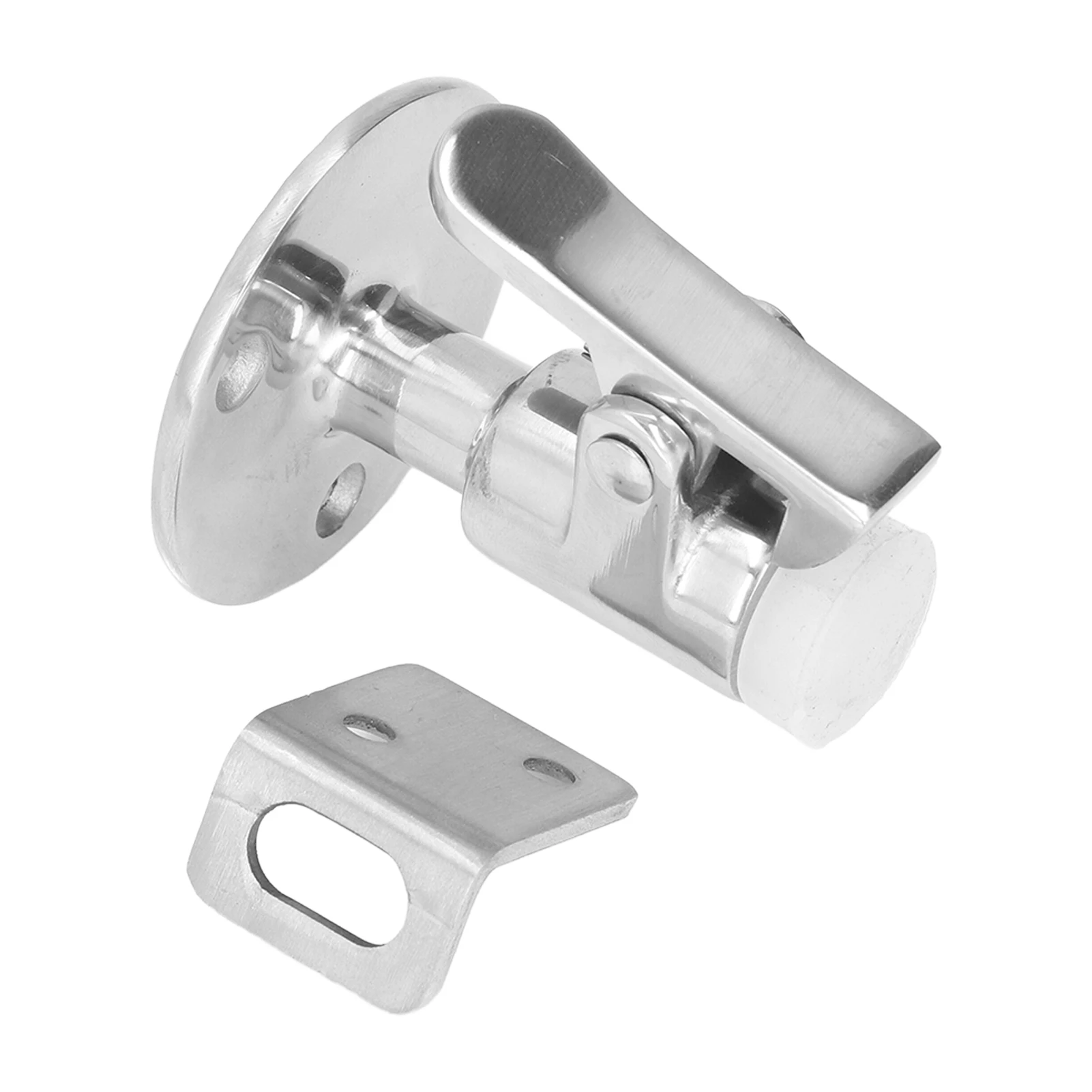 Boat Accessory Door Stop Catch Door Stop Catch Set 316 Stainless Steel Holder Vibration Proof Hardware for Furnitures RVs Yachts