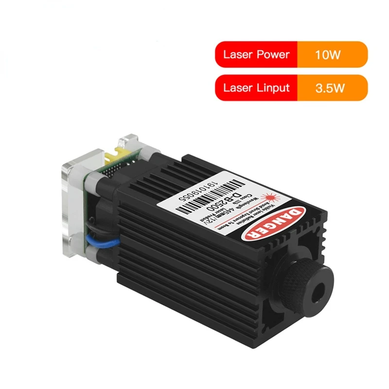 Modulo testa laser 450nm Testa laser a luce blu per macchina per incidere di intaglio fai-da-te Accessorio per incisore Strumenti fai-da-te