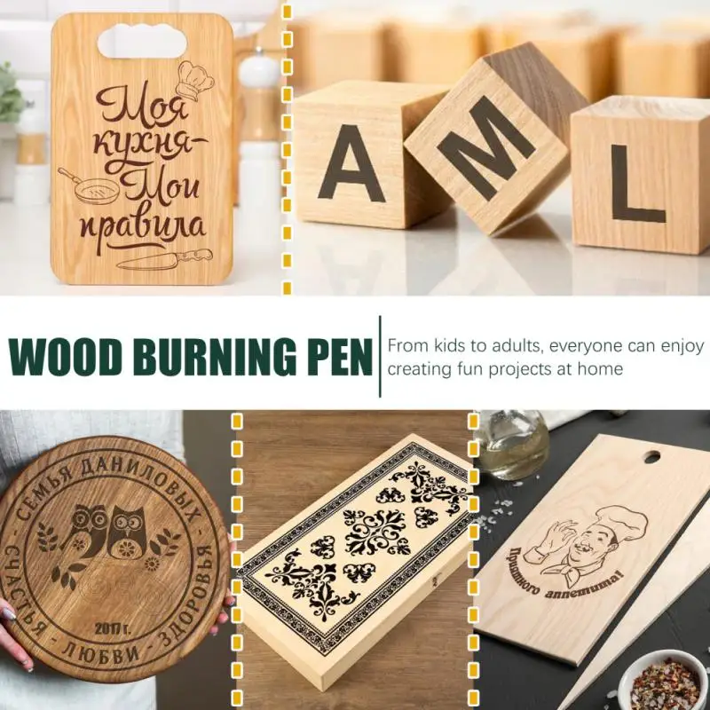 Wood Burning Pen Set Double-ended Marker For Detailed Wood Burning And Etching DIY Wood Painting For Artists