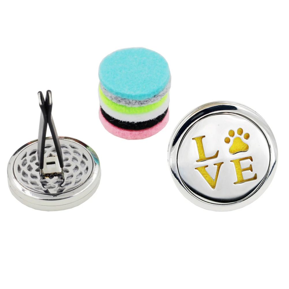 

10 pcs Car Fragrance Diffuser Vent Clip Perfume Clamp Aromatherapy Air Freshener For Car Office Home Alloy Mini Essential Oil