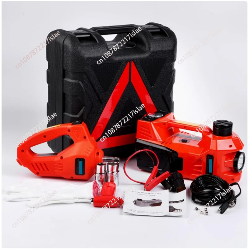 12V 3Ton 150W Rated Power 13A Max.Current Car Electric Tire Lifting Car Jacks Hydraulic Air Infatable Car Floor Jack