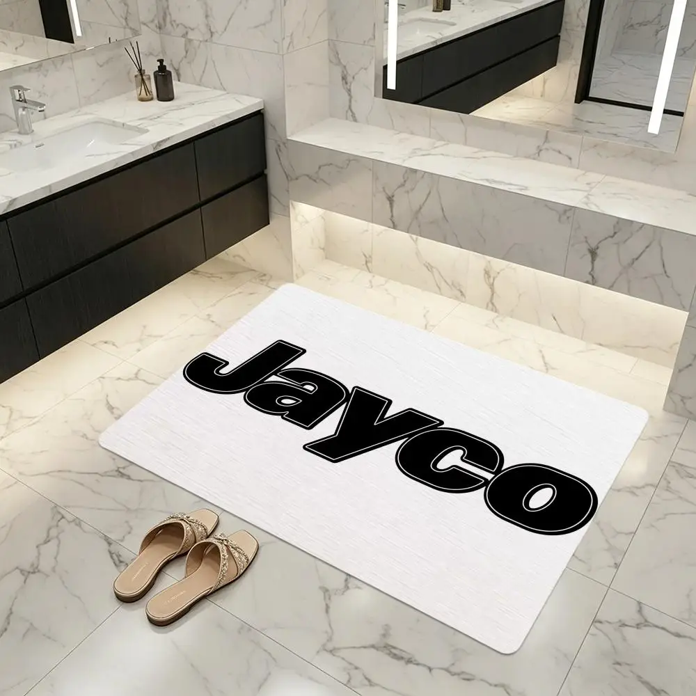 Floor Mat Diatomite Bath Mat, Quick Dry, Absorbent, Multi-Scene Mat Camping Car Brand J-Jayco