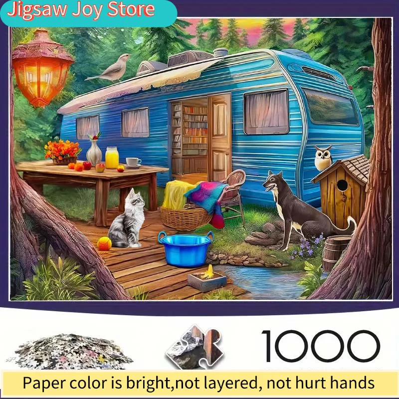 

1 коробка с пазлами, 70x50 см/27,8x19,8 дюймов, большой размер для взрослых, развивающие, интеллектуальные, снимающие стресс, веселые семейные игры