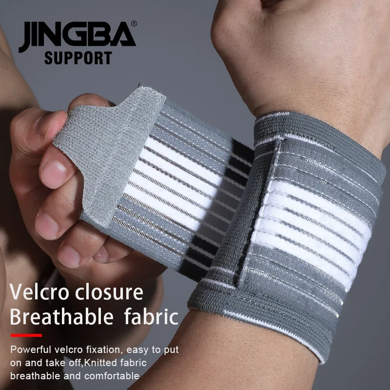 Supporto JINGBA 1 pz supporto per cinturino Fitness sollevamento pesi supporto per polso equipaggiamento protettivo fascia da polso uomo Tennis