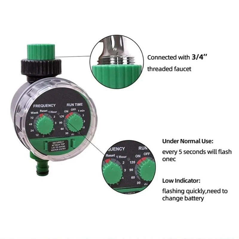 مؤقت ري أوتوماتيكي للحدائق ، نظام تحكم بضغط المياه ، جهاز تحكم دقيق ، سقي جديد