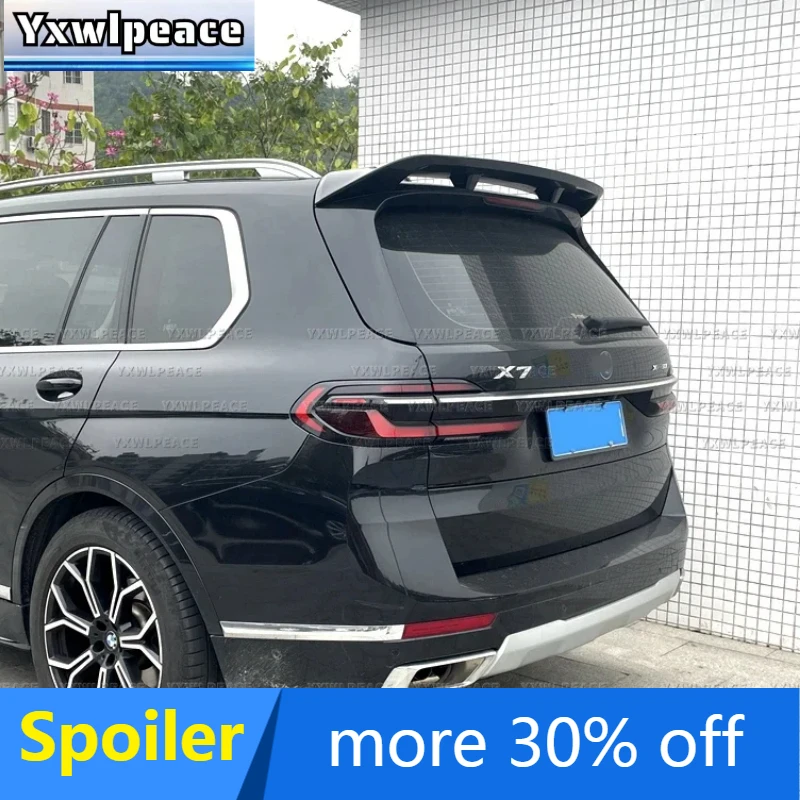 

For BMW X7 G07 2019 -2023 High Quality ABS Plastic Car Rear Window Roof Trunk Lip Wing Spoiler Body Kit Accessories