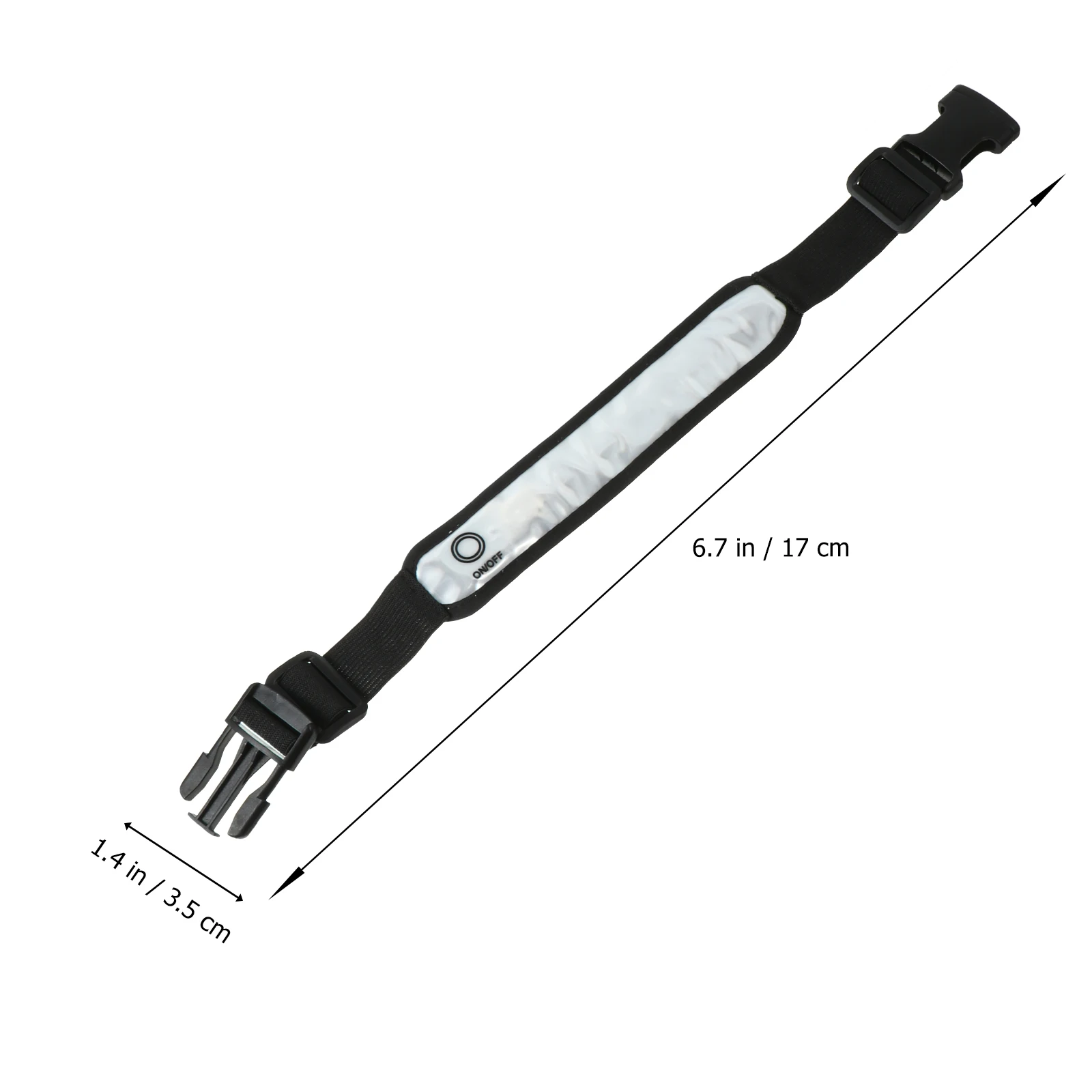 

2pcs Led Reflective Armbands Bright Safety Wristbands For Night Running Cycling Hiking Walking Outdoor Super Bright High