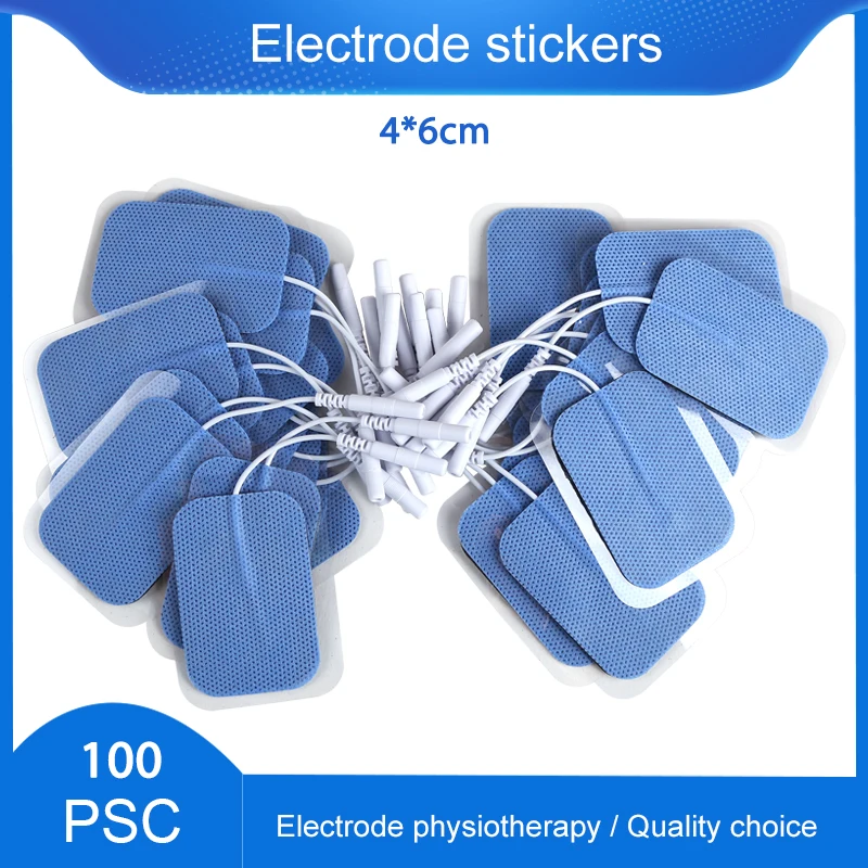 

EMS Electrode Pads Nerve Muscle Stimulator Silicone Gel for Medium Frequency TENS Therapy Electronic Physiotherapy Body Massager