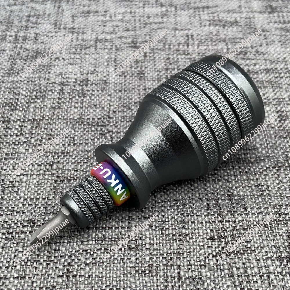 EDC Aluminum Screwdriver 6.35mm Metal Pocket Screwdriver Compact Tool