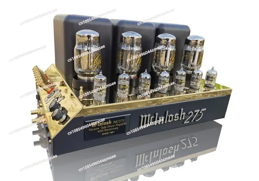 New upgrade version 1:1 clone MC275 Mcintosh classic HIFI tube post power amplifier 75W*2 Tube: KT88EH *4, 12AX7*3, 12AT7*4