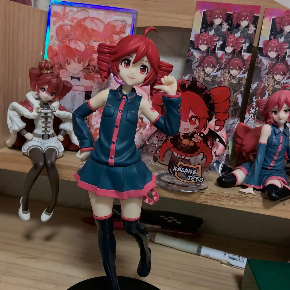 Original Utau Kasane Teto Premium Chokonose Action Figure PVC Model Collection Anime Figurine Birthday Gift view 2