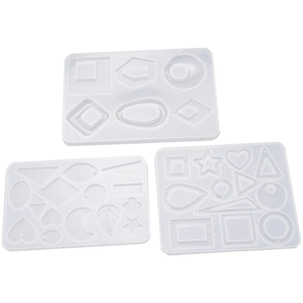 

Набор из 3 силиконовых форм для сережек: звезда, ракушка, бриллиант, дельфин, кристалл, камень – для изготовления украшений своими руками: кулонов, ожерелий, браслетов
