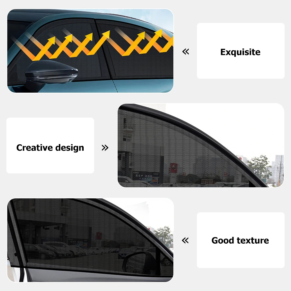 

1 set Universal Window Shades for For Side Windows Front Rear Sun Shade For Car Baby Side UV Protection Reusable