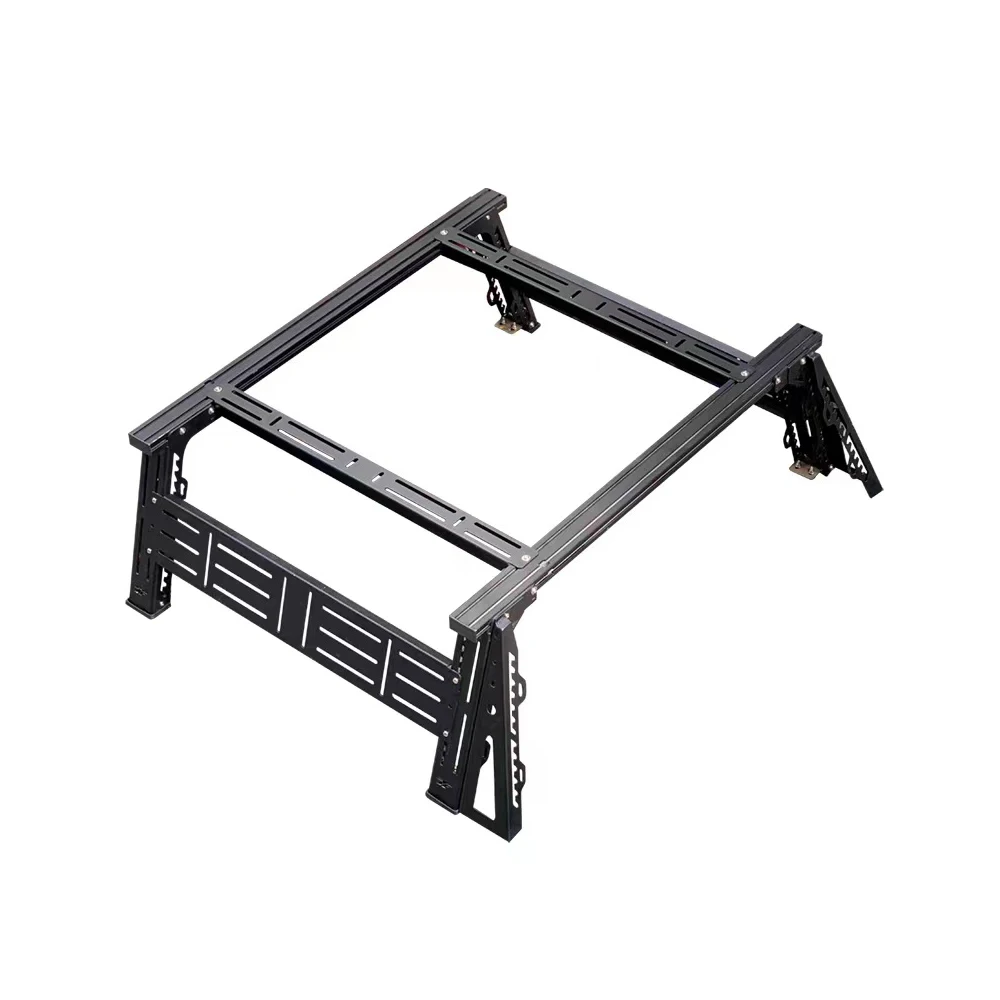 Multifunctional Adjustable Steel Pickups Racks For Trucks With Lights Power Finish Ladder Gantry Roll Bar