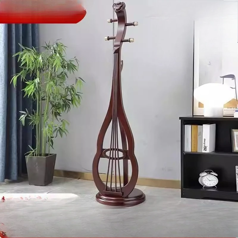 

Chinese solid wood designer home piano-shaped floor coat rack bedroom creativity