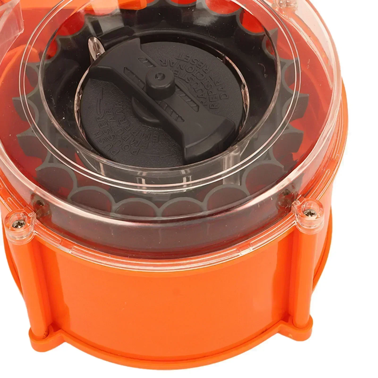 [مجلة Toy Clip 25 EVA Foam Soft S Plastic Round Drum Magazine للعبة الرماية.