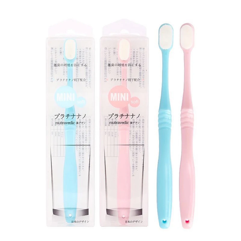 

2Pcs Soft Bristle Toothbrushes Handle Pregnant Women Care Teeth Accessories Postpartum Dense Brushes Healthy