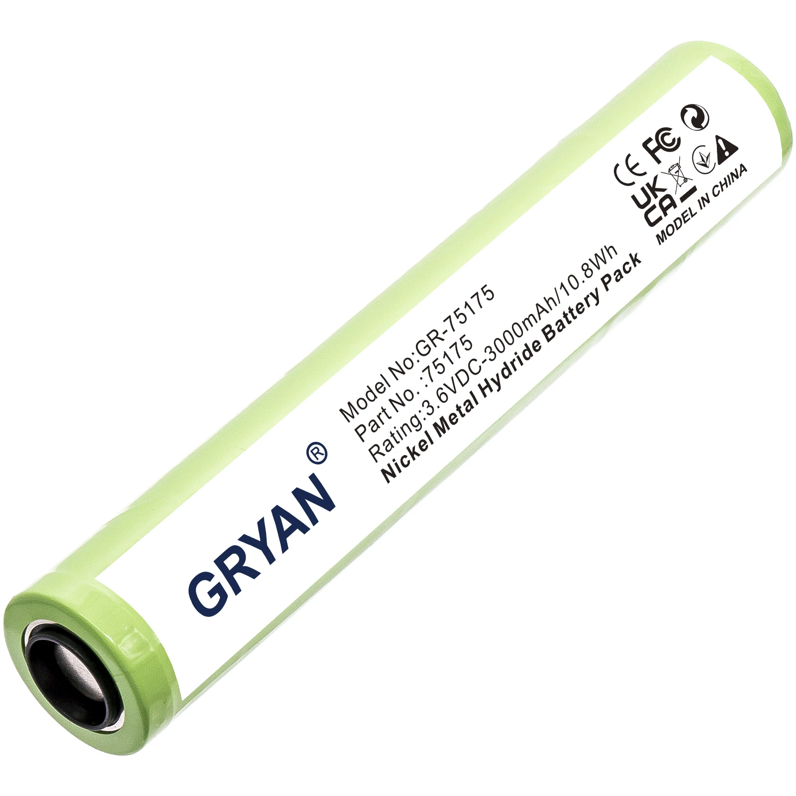 GRYAN Flashlight 3000mAh Battery For Streamlight 75175 75375 Except UltraStinger PolyStinger LED HAZ-LO HP Stinger XT HP view 2