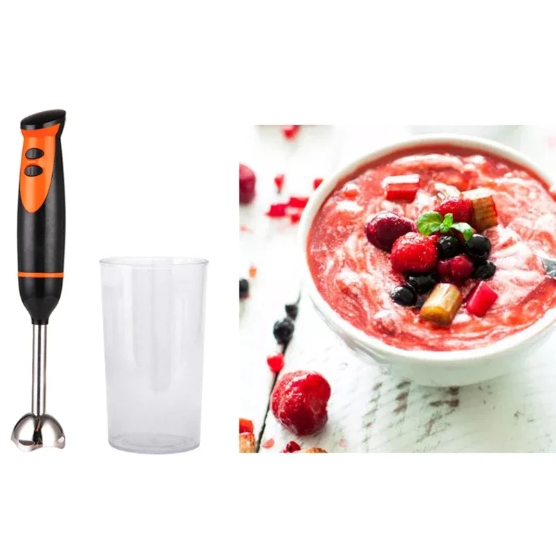 Zanurzeniowy blender ręczny o dużej mocy 300 W do koktajli mlecznych, soku, uzupełniający dla dzieci zawiera Smoothie Drop Shipping