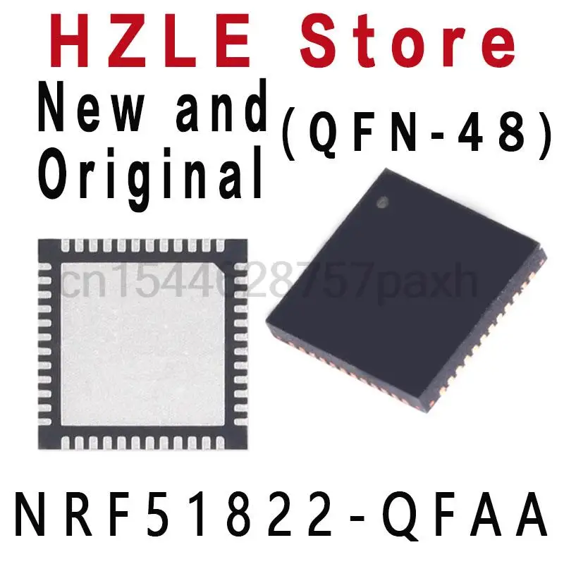 5PCS New and Original NRF51822-QFAB NRF51822-QFAC N51822QFAA N51822QFAB N51822QFAC N51822 QFN-48 RONNY IC NRF51822-QFAA