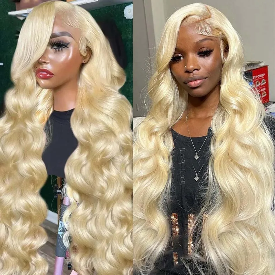 

613 Blonde HD Lace Wig 13x6 Human Hair Wigs Brazilian Body Wave 13x4 Lace Frontal Human Hair Wigs For Women PrePlucked 30 40Inch