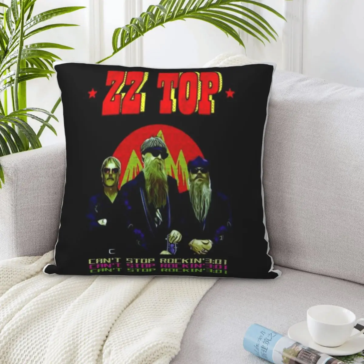 

Zz Top 000427 Decoration Travel Pillow Pillowcase 45X45 Dakimakura Pillow Case Pillow Cover