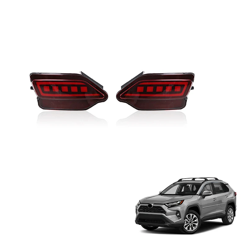 Spedking LED Rear Bumper light For  Rav4 2013 2014 2015 led Reflector tail light Brake lamp Taillight