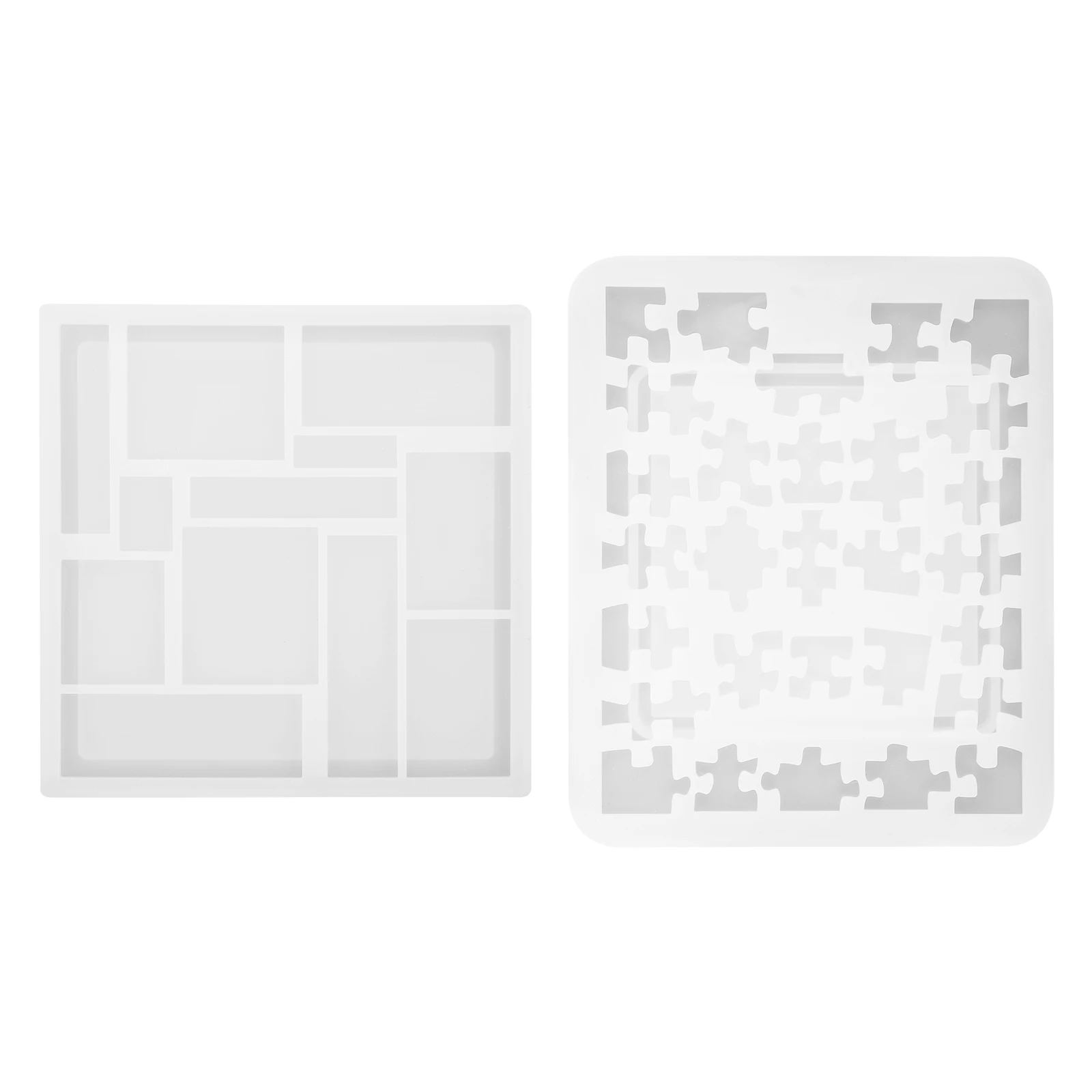 

2Pcs Geometric Diy Casting Mold Mold Silicone Child Epoxy Casting Reusable CraftMaking Jewelry Accessories Parts