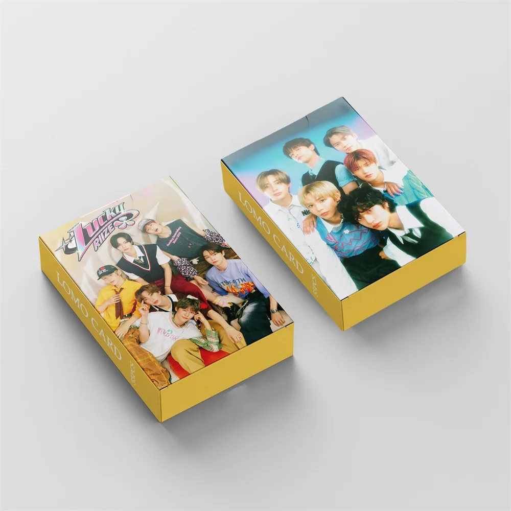 55Pcs/Box KPOP RIIZE LUCKY Album Fashion Two Sides Lomo Cards Sohee Sungchan Shotaro Wonbin Photocards Postcards Fans Collection