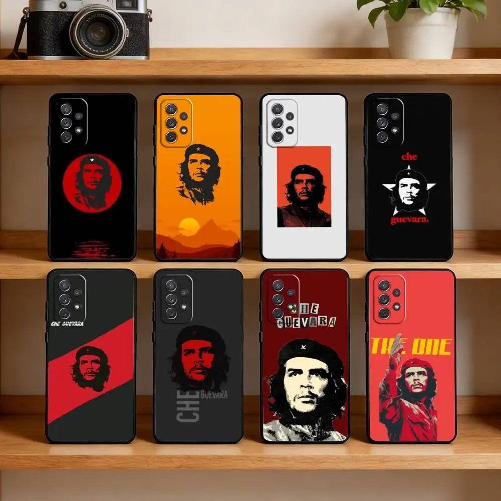 

Che Guevara Phone Case For Samsung Galaxy A73,A72,A71,A70,A52,A51 Others Soft Black Cover