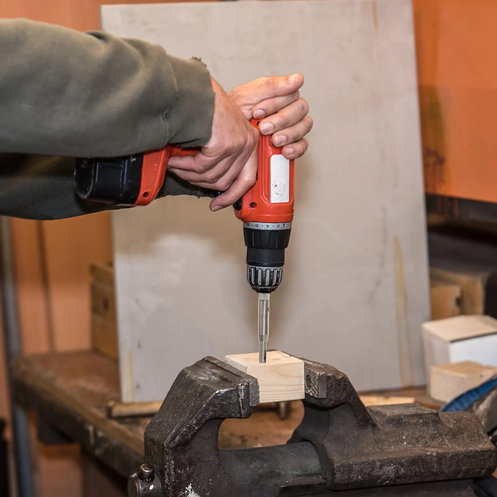 1세트 가구 힌지 드릴링 키트 견고하고 실용적이며 오래 지속되는 효율적인 목공 도구 세트 힌지 드릴링 액세서리