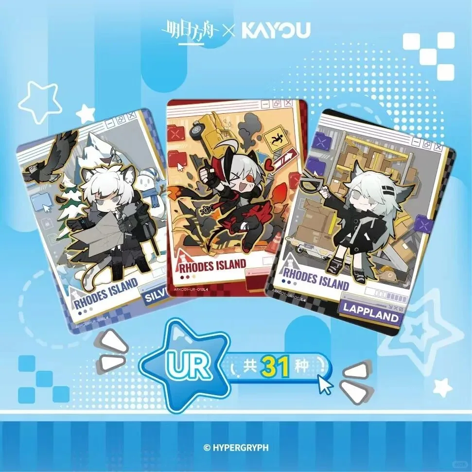 Kayou Arknights Shiguang Menghui Collection Card Vol.1 Blind Pack Anime Game Peripheral Collectible Trading Card Hobby Gift