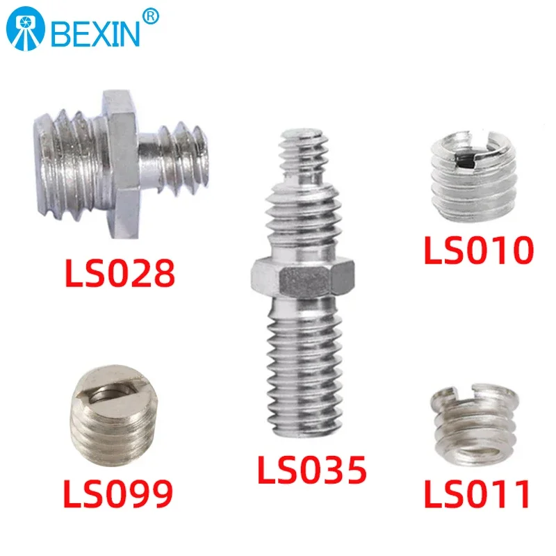 Accessori per fotocamera vite a sgancio rapido vite di conversione 1/4 3/8 adattatore per montaggio su treppiede vite per fotocamera monopiede per fotocamera DSLR