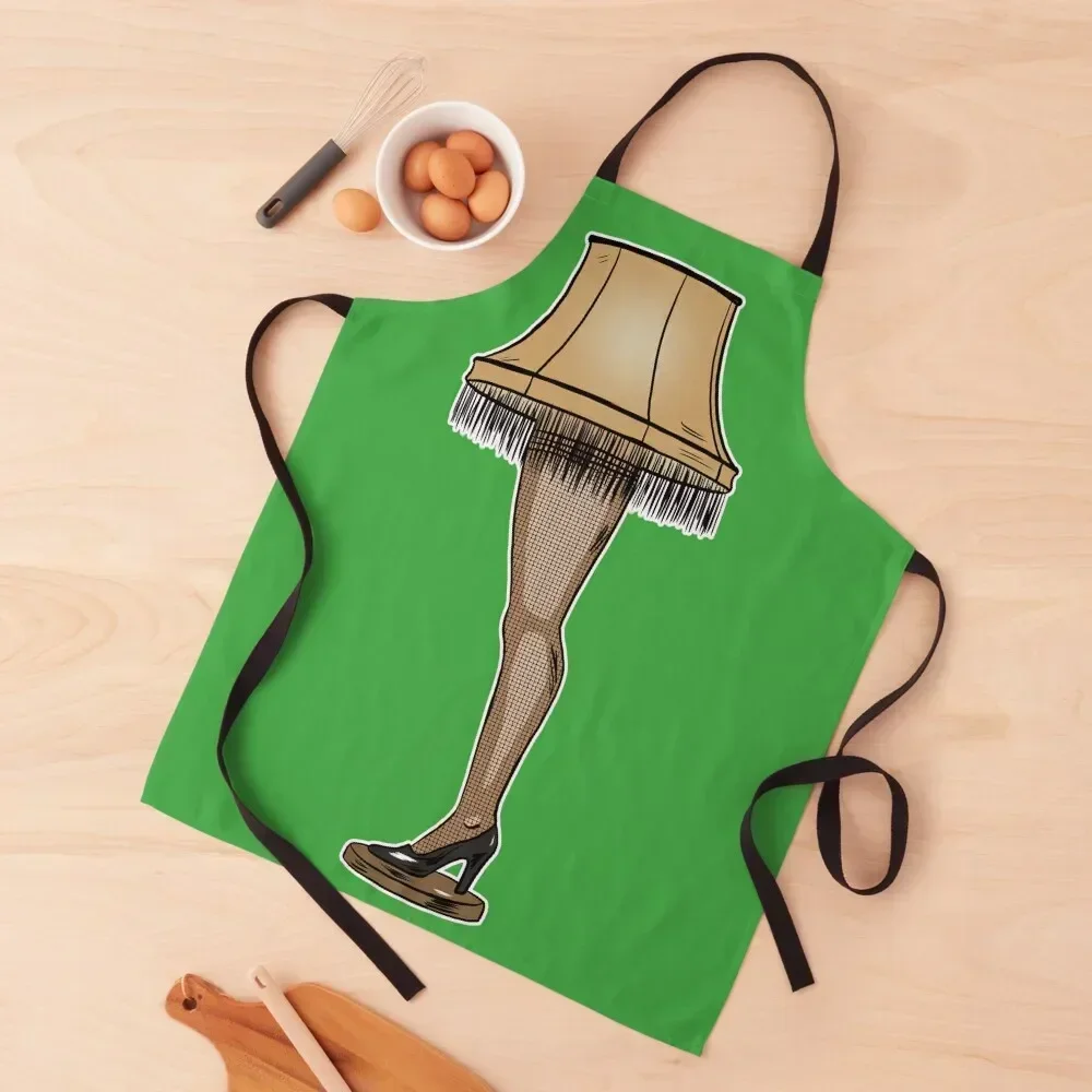 

Leg Lamp Apron Women's Chef Uniform Woman Barber professional hairdresser Apron