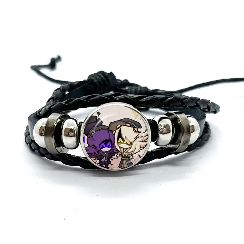 Murder Drone Uzi x N Creative Cartoon V Fan Art Bracelets Art Multilayer Braided Bracelets Bangles Handmade Jewelry Gifts