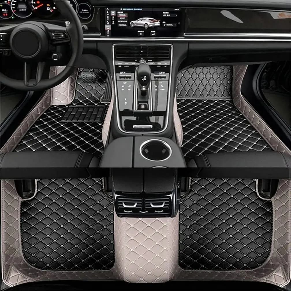 Custom Car Floor Mats For KIA Carens Rondo Auto Foot Pads Carpet Cover Accessorie