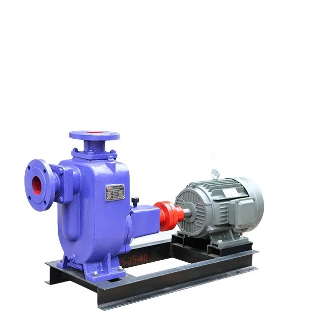 

Horizontal self-priming pump Self priming non clogging sewage pump Self priming sewage pump