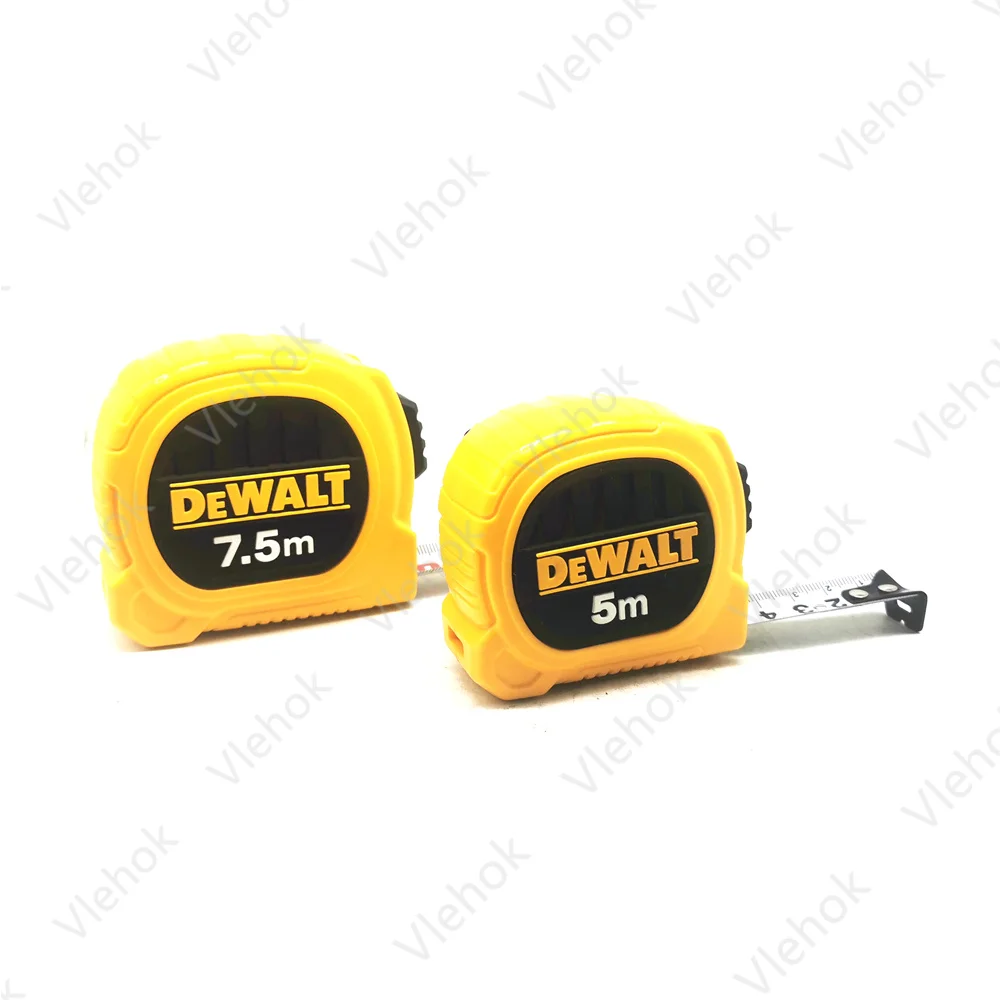 DEWALT tape measure 5m 7.5m scale wear-resistant measurement box shrinkage scale carpentry steel strip building decoration ruler