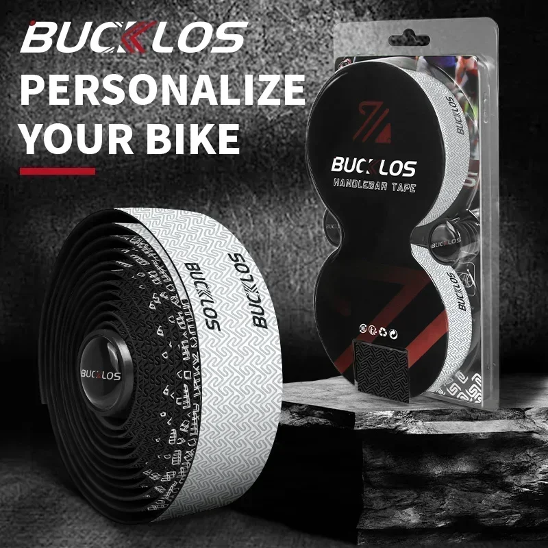 BUCKLOS Road Bike Handlebar Tapes Shock-absorbing Cycling Bar Tape Anti-slip Wear-Resistant Bicycle Strap Bike Handles Tapes