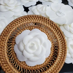 3pcs Big Black White Camellia Flowers DIY Decoration Accessories for Gift Box Party Wedding Brooches for Women Clothes