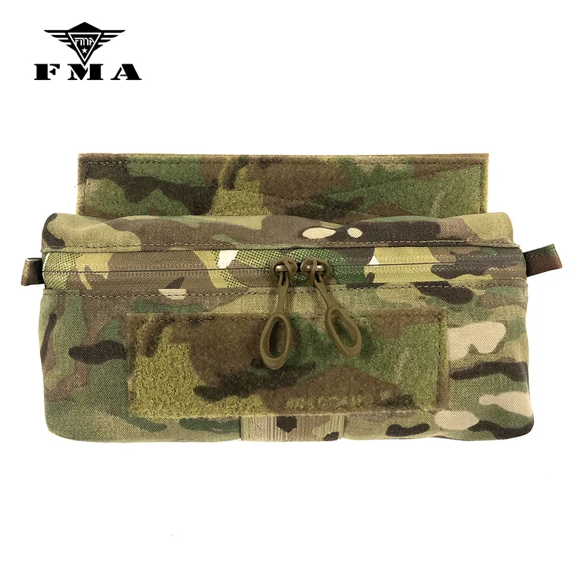 FMA Tactical Mini Hanging Pouch Multicam Tactical Hunting Chest Pouch Expanded Waist Attached Pouches