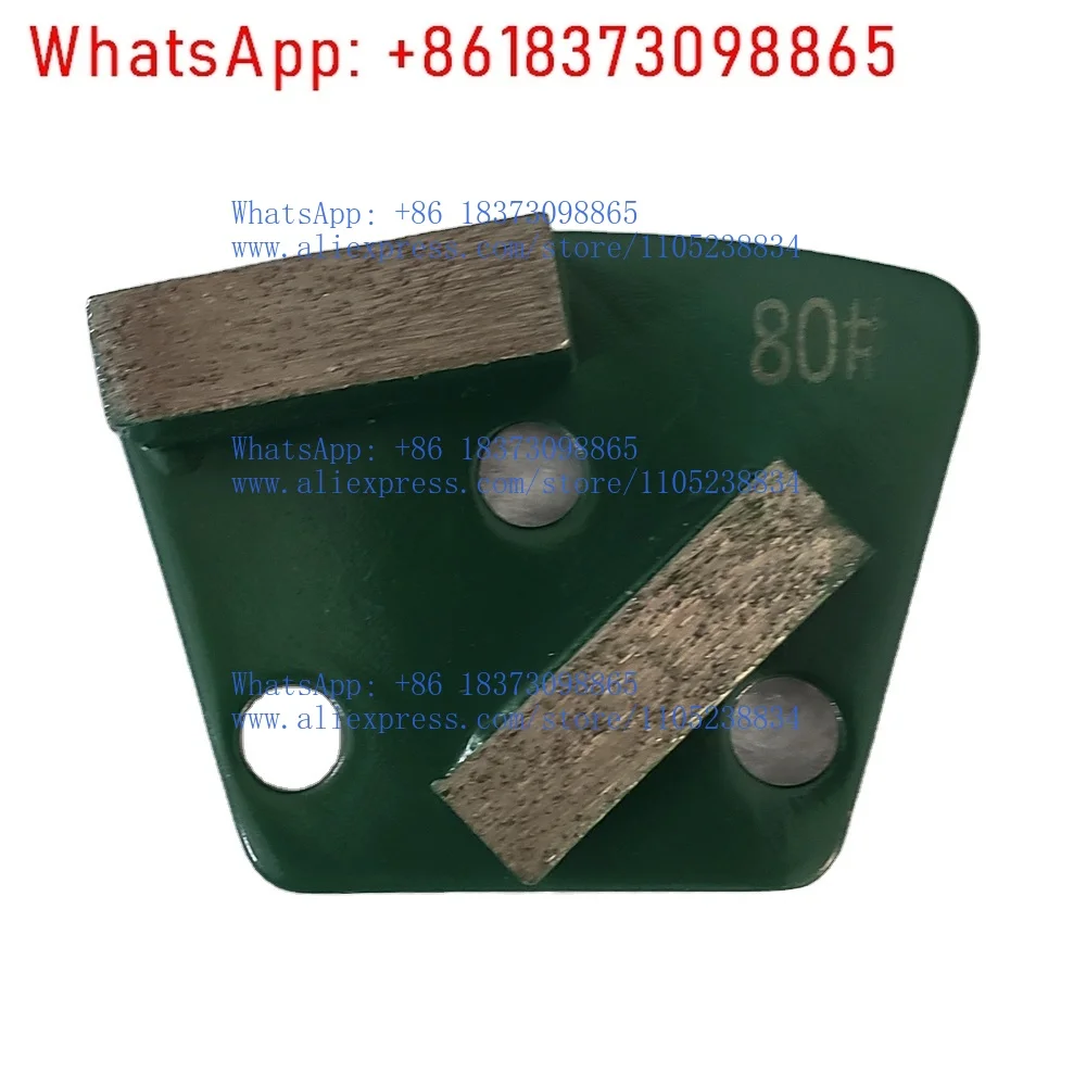

DT017 Diamond tool ground 3 hole grinding pad 2 rod disc concrete grinder