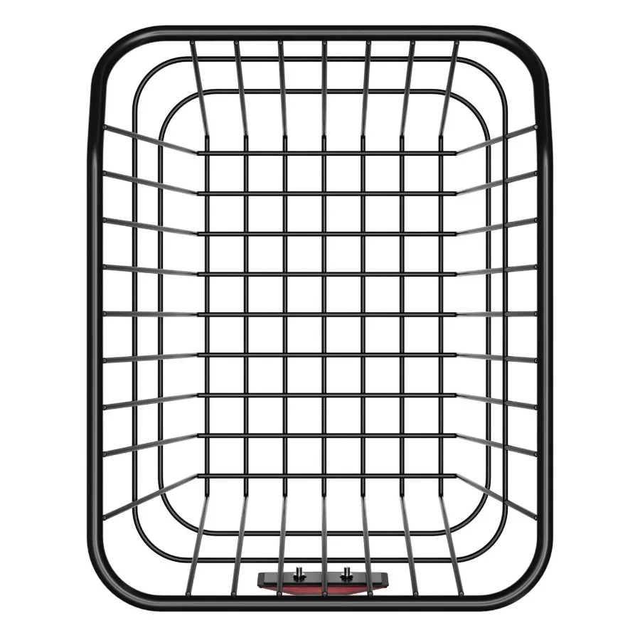 

Rear Bike Basket Metal Wire ycle Basket Reflective Tail Light Cover